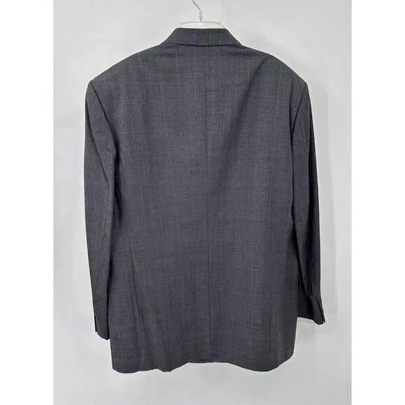 vintage 80s ERMENEGILDO ZEGNA neiman marcus jacket blazer double breasted 44R - Picture 6 of 9